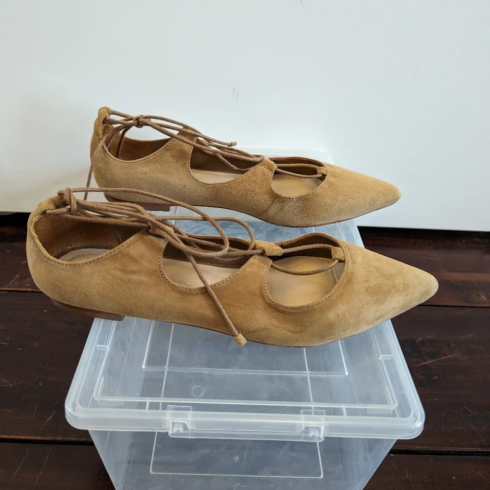Loeffler Randall Suede Flats - Picture 5 of 11